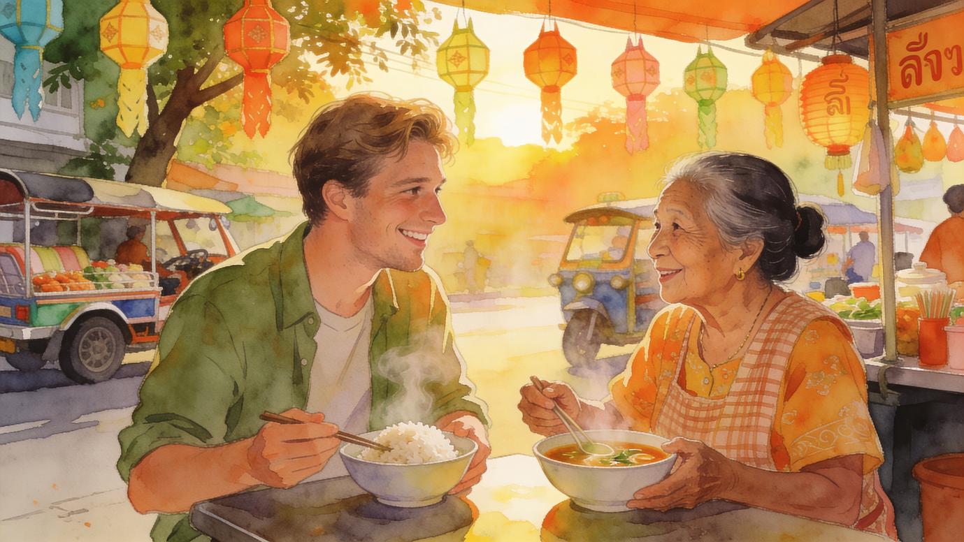 "กินข้าวยัง" ประตูสู่ใจคนไทย